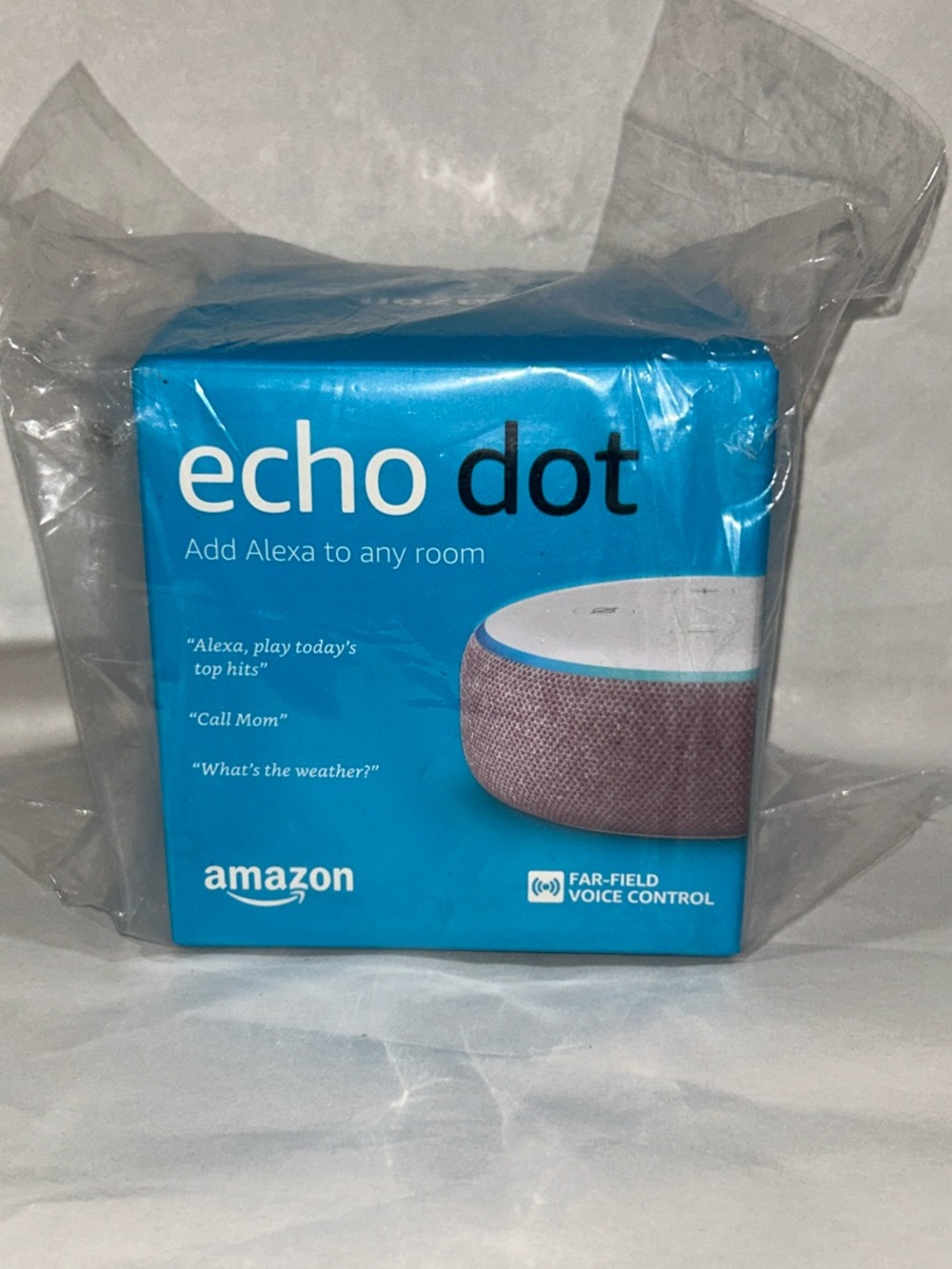 Amazon Echo Dot 3rd Generation- New in its plastic. Never opened.